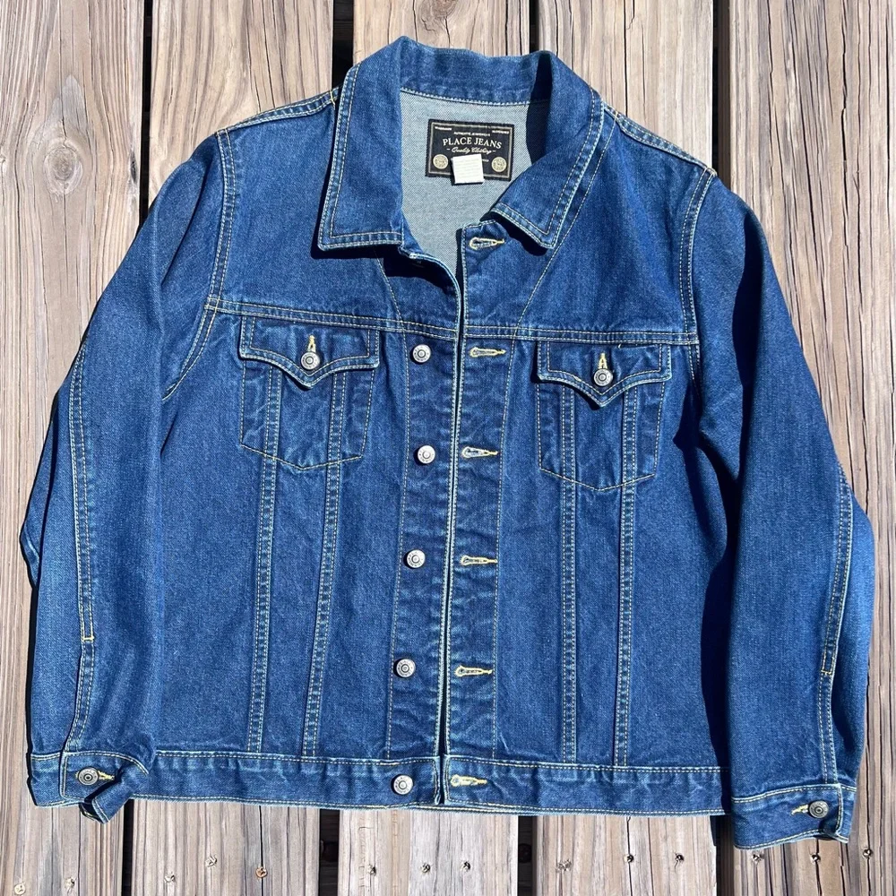 The Childrens Place denim trucker